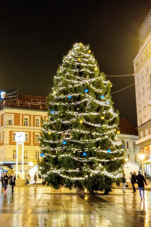 Kerstmarkt in Zagreb