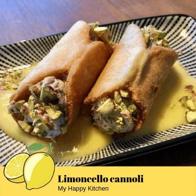 Limoncello cannoli