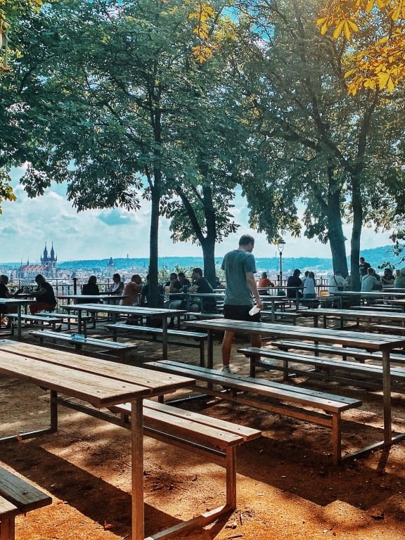 Letná Lookout Beer Garden